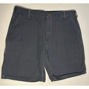 CARHARTT B203 BLS Carpenter Duck Denim SHORTS Size 40 *Small Mark*